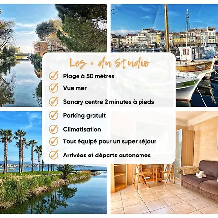 Appartement Sanary, Vue Mer, A Deux Pas Des Plages Et Du Centre