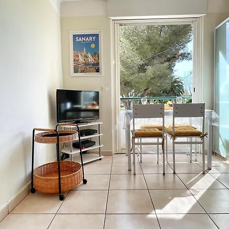 L'azur, Centre Avec Parking, Vue Mer, Climatisation * Sanary-sur-Mer